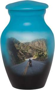 Mini urne de crémation en aluminium Petite urne commémorative pour cendres Souvenir funéraire - Product Image 2