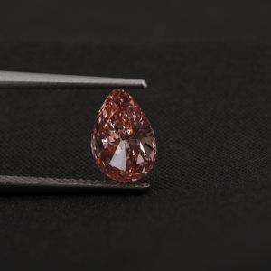 Diamantes Rosados de Corte Pera, Cultivados en Laboratorio, 2.0 CT, VS1-VS2, Color Vivid Fancy, Certificados por IGI, Sueltos para Joyería - Product Image 4