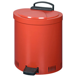 Contenitore di raccolta di sicurezza 65 litri di volume, acciaio, rosso, con ammortizzazione del coperchio - Product Image 2