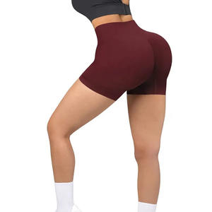 Pantalones cortos informales para correr de cintura alta para mujer, transpirables, de secado rápido, 100% de algodón, nombre de equipo personalizado y logotipo, precio al por mayor - Product Image 6