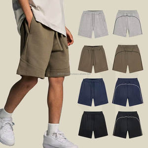 Pantalones Cortos de Verano para Hombre, Estilo Urbano, con Bordado Personalizado, Tejido Grueso Lavado, OEM - Product Image 4