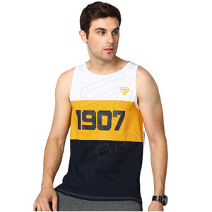 Débardeur sans manches respirant sur mesure pour homme, grande taille, pour l'été, fitness, design OEM, col rond, pour la musculation - Product Image 1