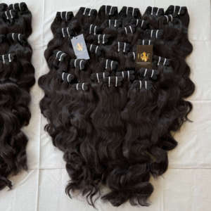 Vendeurs de cheveux cambodgiens bruts à un donneur Paquets de cheveux indiens à cuticule alignée Temple, extensions de cheveux humains - Product Image 2