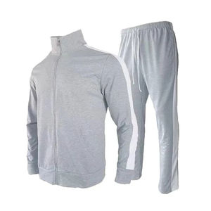 Survêtements pour hommes de haute qualité, nouvelle arrivée, sweat-shirt à capuche oversize zippé et jogging, couleur unie, vêtements décontractés pour hommes - Product Image 2