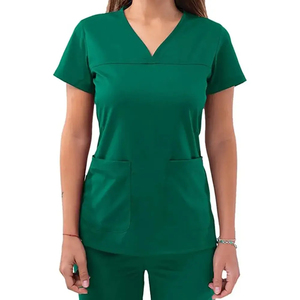 Uniformes médicaux confortables de nouvelle mode pour femmes ensembles de gommages de jogging extensibles doux costumes de gommage d'allaitement pour femmes - Product Image 4