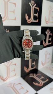 Montre à quartz de luxe pour femme avec cadran bleu doré de 43 mm, bracelet en acier inoxydable, boîtier en alliage - pour le commerce extérieur sur AliExpress - Product Image 3