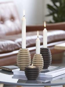 Bougeoir en bois sculpté à la main de qualité supérieure Décoration de Noël intérieure et extérieure Qualité incroyable - Product Image 2