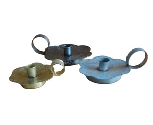 Portavelas de metal minimalista para la decoración del Festival de Navidad de Diwali Color dorado por el proveedor indio al precio más bajo - Product Image 2