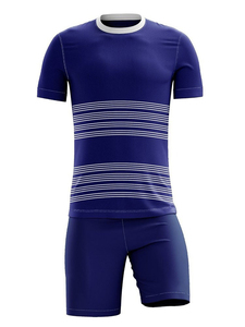 Nueva Camiseta de Fútbol Unisex Personalizada al por Mayor 2025, Cuello en V, 100% Poliéster, Secado Rápido, Transpirable, Uniforme de Equipo de Fútbol - Product Image 1