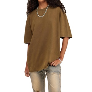 T-shirt unisexe vintage délavé à l'acide 2026, streetwear à manches courtes, t-shirts en coton oversize dégradé pour hommes et femmes 2026 - Product Image 1