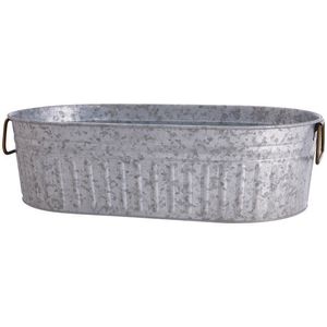 อุปกรณ์ทำสวนสไตล์ฝรั่งเศสเคลือบกัลวาไนซ์ทรงโทรม,ตะกร้าโลหะ - Product Image 5