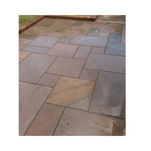 Arenisca marrón chocolate con acabado natural para paneles de pared exterior, pasarelas de jardín - Product Image 6