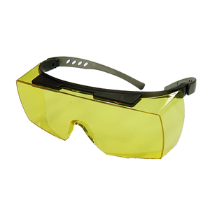 Gafas de seguridad ANSI Z87.1 con patillas ventiladas, lentes amplios y mecanismo de trinquete - Product Image 2