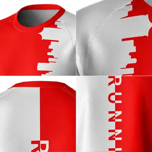 เสื้อเชิ้ตสตรีทเกรซพิมพ์ลายแบบรีดร้อน สำหรับผู้ชายและผู้หญิง สวมใส่ได้ทั้งแบบทางการและลำลอง ระบายอากาศได้ดี ผลิตจากโพลีเอสเตอร์ 100% รับผลิตแบบ OEM และพิมพ์ลายภายใต้แบรนด์ของลูกค้า - Product Image 4