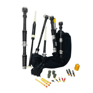 Faites vos propres exigences de haute qualité bonne vente couleur et design personnalisés nouveauté cornemuse en bois noir - Product Image 2