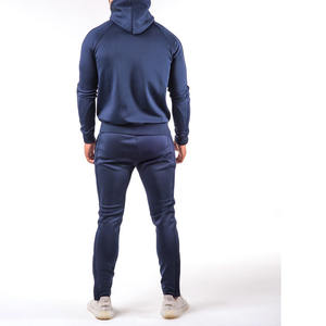 Survêtements en coton épais à logo personnalisé Ensemble sweats à capuche et pantalons de survêtement en éponge française pour hommes Survêtement - Product Image 4