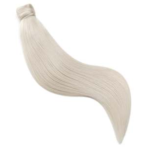 ผมต่อสังเคราะห์แบบ Body Wave French Curl Yaki Kinky Straight สีบลอนด์แพลตตินั่มโทนเย็น # 60a - Product Image 1
