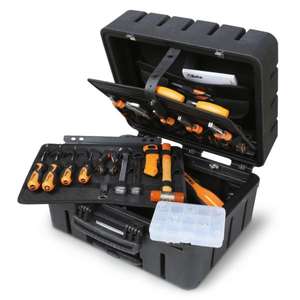 BETA Chariot à outils en polypropylène vide avec 4 roulettes pivotantes pour chariots à main et chariots - Product Image 2