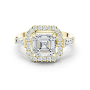 Bague de mariage Moissanite ovale 14K pour elle - Product Image 4