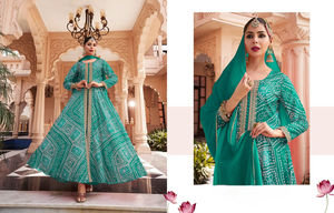 ชุดสำหรับงานปาร์ตี้ Salwar Kameez kurti ชุดใส่ลายพื้นเมือง - Product Image 6