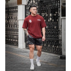 กางเกงขาสั้นชายหาดฮาวายของผู้ชายแฟชั่นเท่ๆกางเกงขาสั้นแบบลำลองสำหรับออกกำลังกายฟิตเนสยิมผลิตในฤดูร้อน - Product Image 3