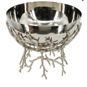 Cuenco para servir de latón dorado hecho a mano con elegante diseño Floral perfecto para frutas secas dulces cuenco de Metal decorativo decoración del hogar - Product Image 3