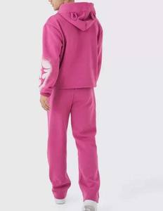 Vêtements d'entraînement et de jogging personnaliser à capuche hommes survêtement personnalisé 100% coton lavé à l'acide survêtement à capuche - Product Image 2