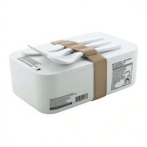 Eco-Friendly Compostable PLA Made <b>Lunch</b> <b>Box</b> Green Gadgets for Sustainable Meals On-The-Go - Product Image 3