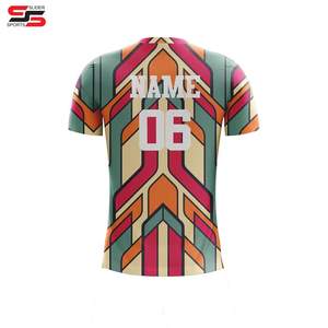 Prix de gros Maillot de football unisexe imprimé sur mesure vêtements de sport en polyester OEM maillots de football uniformes pour adultes - Product Image 6