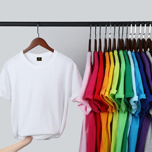 เสื้อยืดคอกลมแขนสั้น20สีสำหรับผู้ชายเสื้อยืดสำหรับผู้ชายพิมพ์โลโก้ได้ทั้งชายและหญิง - Product Image 3