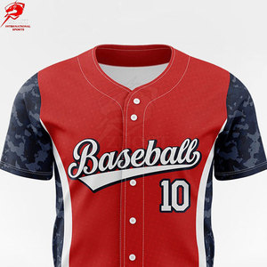 Maillot de baseball moderne unisexe en tissu doux haute performance, coupe flexible, durable, collection d'entraînement personnalisée pour équipes sportives - Product Image 5