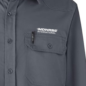 Chemise de travail à manches longues pour hommes, résistante au feu, aux flammes, respirante et imperméable - Product Image 3