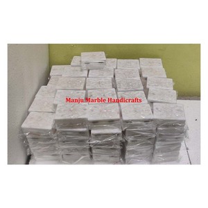 ผู้จัดจำหน่ายอินเดียกล่องหินอ่อนฝังลายแม่ของไข่มุกชุดรูปแบบการทำงานแบบมือโค้งสำหรับบรรจุเครื่องประดับผู้จัดจำหน่ายในอินเดีย - Product Image 6