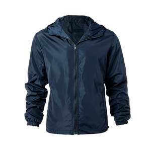 Veste coupe-vent matelassée en toile enduite personnalisée pour la randonnée sportive, pour adultes, enfants et garçons, imperméable, à capuche, confortable et respirante - Product Image 1
