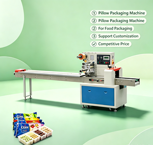 Envasadora Horizontal Automática de Alta Velocidad ECHO, Selladora de Película Plástica para Empacar Dulces, Pan, Jabón y Alimentos - Product Image 1