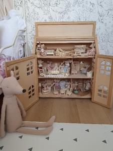 <b>Handmade</b> 12-Piece Rattan <b>Doll</b> Furniture Set Soft Educational Mini Carto - Product Image 4
