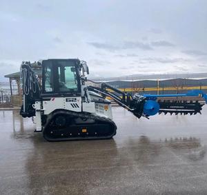 Chargeuse sur chenilles diesel Hidromek HMK 62T 4x4 de haute qualité à prix d'usine, moteur PLC, haute capacité de charge pour la construction - Product Image 1