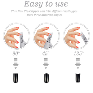 Cortaúñas de acero inoxidable con lima de uñas de vidrio, recortador de cutículas, empujador y removedor para uso de uñas acrílicas en los dedos - Product Image 3