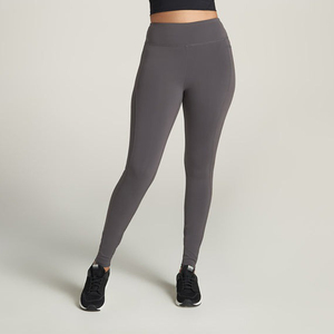 กางเกงเลกกิ้งเล่นโยคะสำหรับผู้หญิงเอวสูงควบคุมหน้าท้องกางเกงกีฬายางยืดยกก้นสีเงินไม่มีเส้น - Product Image 1