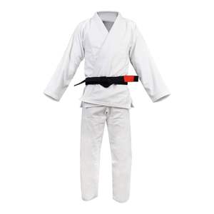 Niños ligero blanco BJJ Gi Brazilian Jiu Jitsu Kimono personalizado 100% uniforme de algodón para entrenamiento y competición de verano - Product Image 3