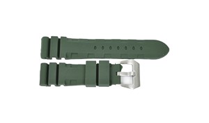 Bracelet de montre intelligent unisexe en silicone vert JD1611 avec boucle en acier inoxydable, souple et réglable, pièce de rechange pour montre - Product Image 5