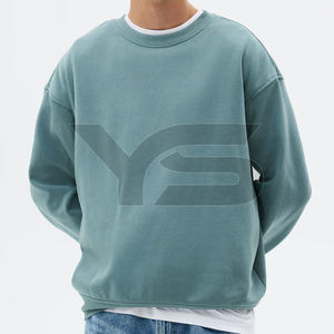 Sweatshirts d'hiver pour hommes - Couleur unie, sérigraphie, logo personnalisé sur le devant, qualité supérieure, respectueux de l'environnement, avec plusieurs options de couleurs - Product Image 3