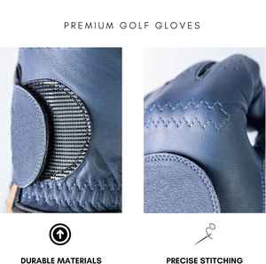 Nouveaux gants de golf personnalisés de qualité supérieure pour hommes Cabretta en cuir directement de l'usine Personnalisation OEM de rasheed mfg co - Product Image 5