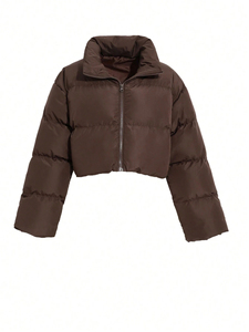 Chaleco Acolchado Sin Mangas para Mujer, con Cierre de Nailon, Cálido para Invierno, Estilo Ecuestre, Talla Grande, Logotipo Personalizado, Transpirable - Product Image 2