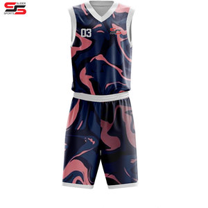 ชุดกีฬาบาสเก็ตบอลสำหรับผู้ชายชุดกีฬาบาสเก็ตบอลชุดบาสเก็ตบอลพิมพ์ซับลิเมชัน - Product Image 1