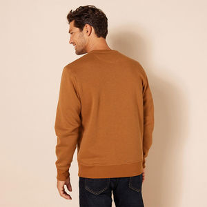 Sudaderas de Hombre 100% Algodón, Ropa Casual, Atuendos Diarios Modernos, Estilo Casual Premium, Bordado, Felpa, Resistente al Viento - Product Image 3