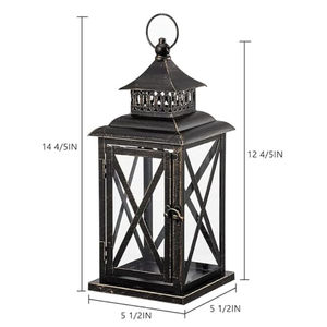 Trending Design Black Color Decorative Metal <b>Lanterns</b> <b>Candle</b> <b>Holder</b> Best Quality Metal Hanging <b>Lantern</b> for Christmas Decor - Product Image 3