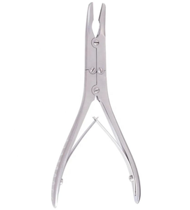 Instrument chirurgical manuel orthopédique Leskell en acier inoxydable Action composée Conception incurvée droite essentielle pour l'os Ronguer - Product Image 4