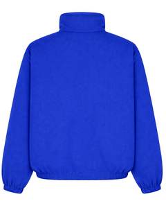 Veste zippée bleu royal pour homme, col montant, légère, imperméable, coupe-vent, décontractée, en toile, avec poches latérales, broderie d'hiver - Product Image 2