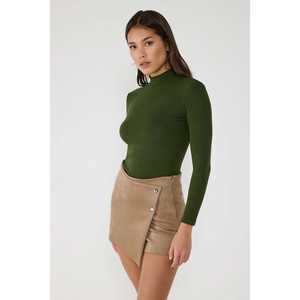 Blusa de Cuello Alto y Manga Larga - Product Image 2